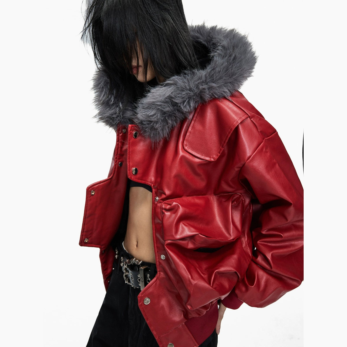 Toxic Blood Leather Jacket - Dekayed