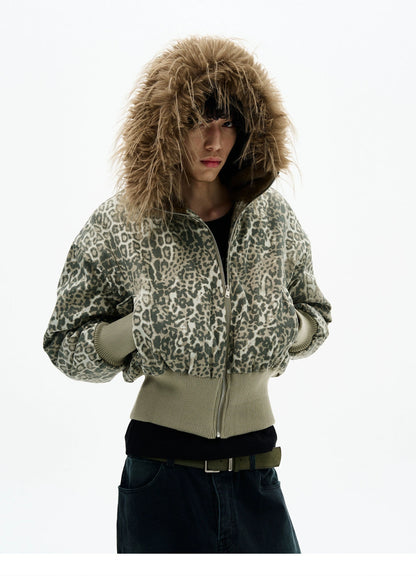 Toxic Green Leopard Print Jacket - Dekayed