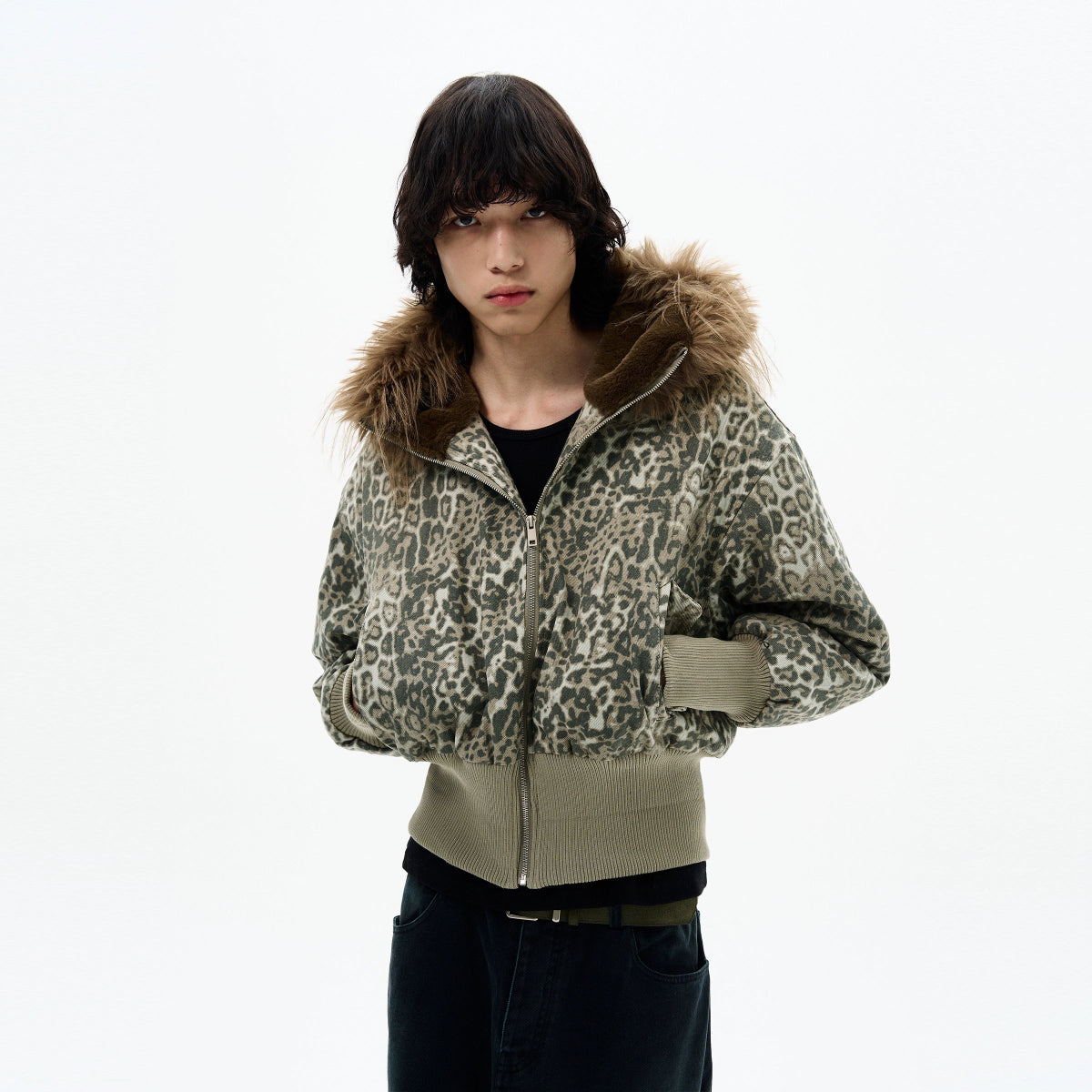 Toxic Green Leopard Print Jacket - Dekayed