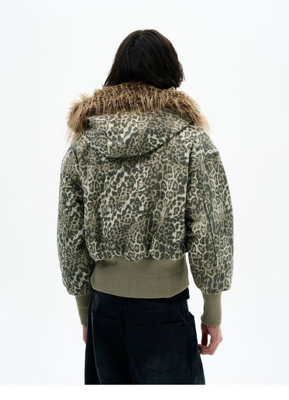 Toxic Green Leopard Print Jacket - Dekayed