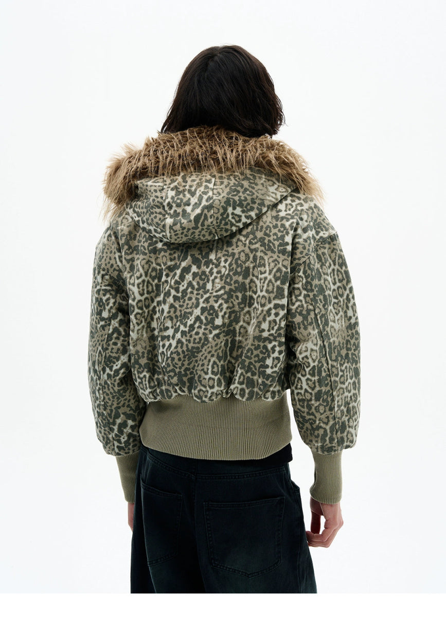 Toxic Green Leopard Print Jacket - Dekayed