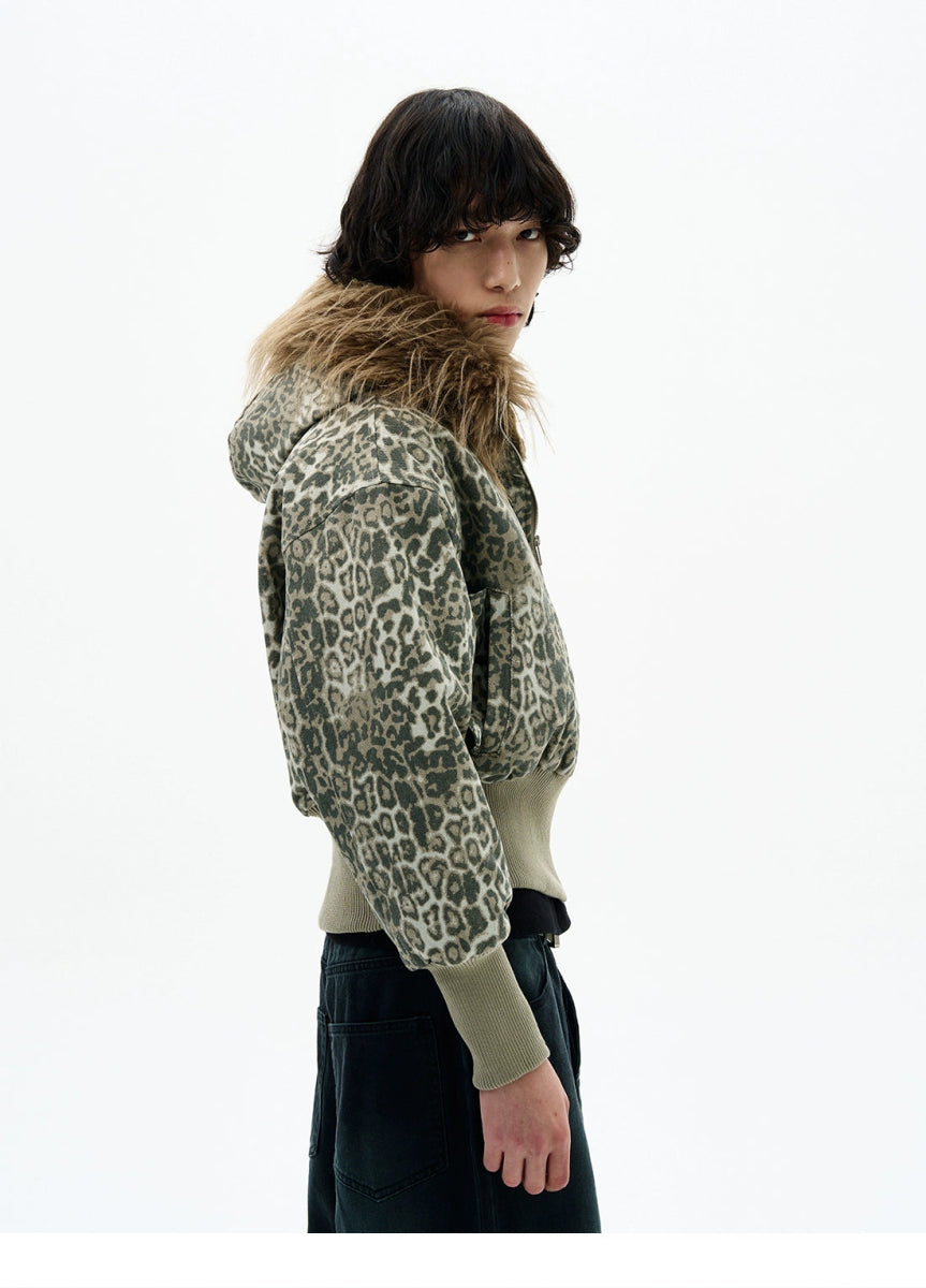 Toxic Green Leopard Print Jacket - Dekayed