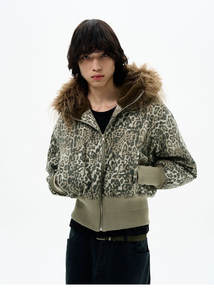 Toxic Green Leopard Print Jacket - Dekayed