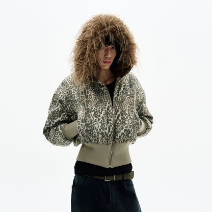 Toxic Green Leopard Print Jacket - Dekayed