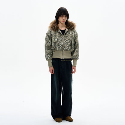 Toxic Green Leopard Print Jacket - Dekayed