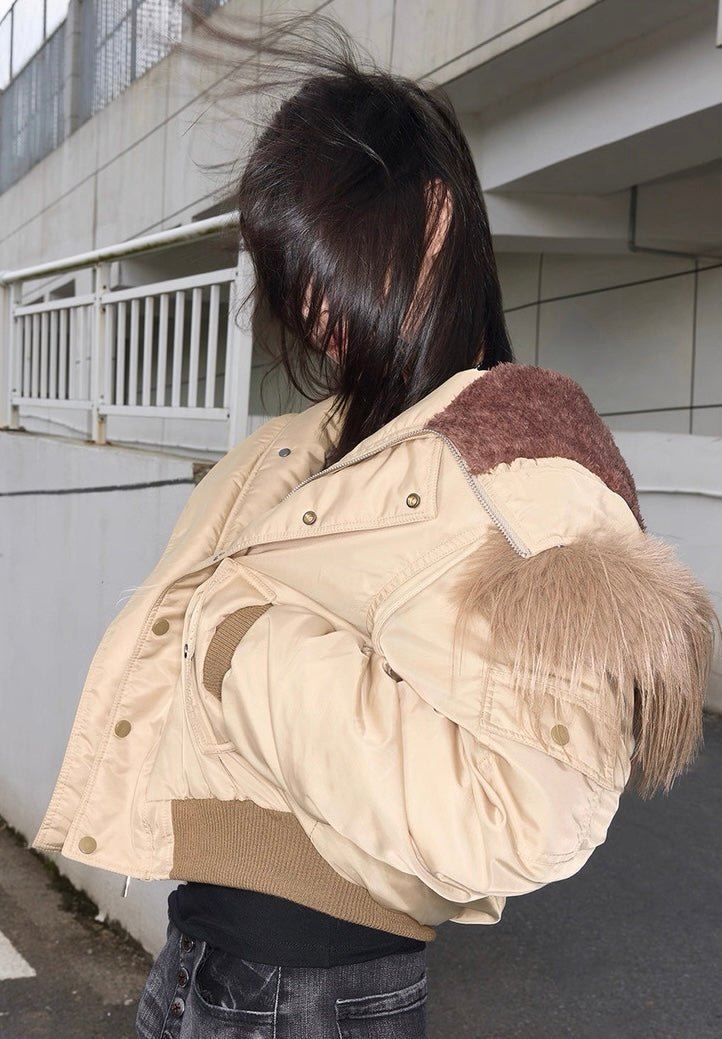 Toxic MA1 Fur Jacket - Dekayed