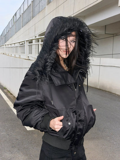 Toxic MA1 Fur Jacket - Dekayed