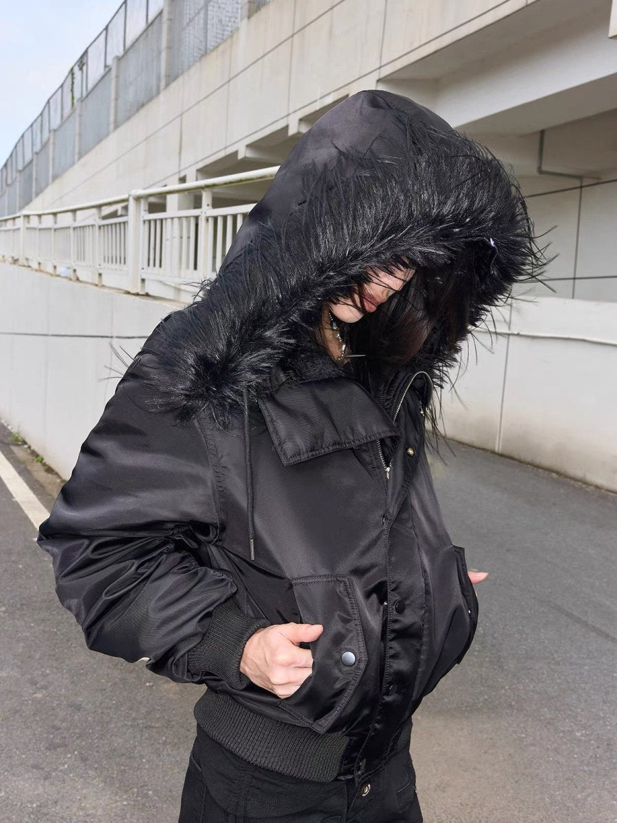 Toxic MA1 Fur Jacket - Dekayed