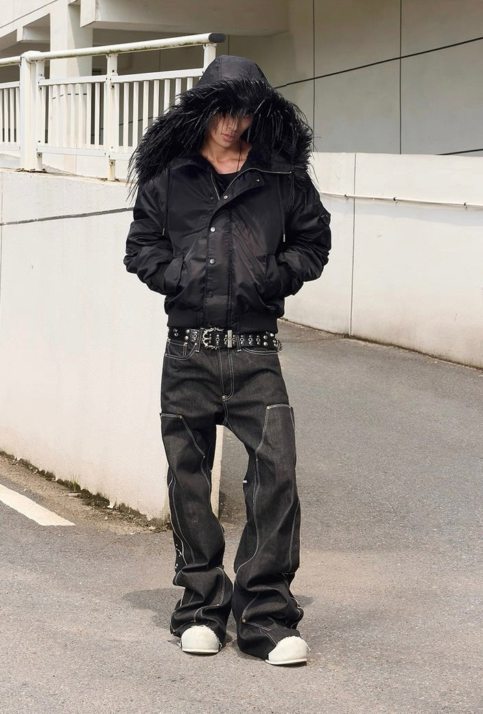 Toxic MA1 Fur Jacket - Dekayed