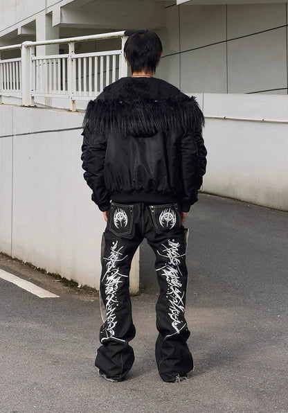 Toxic MA1 Fur Jacket - Dekayed