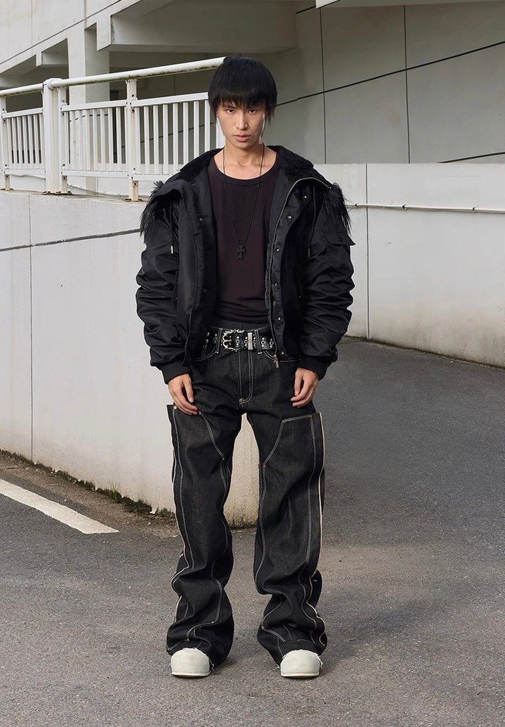 Toxic MA1 Fur Jacket - Dekayed