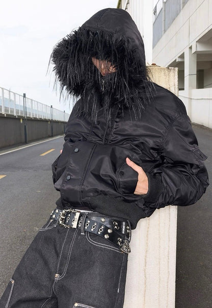 Toxic MA1 Fur Jacket - Dekayed