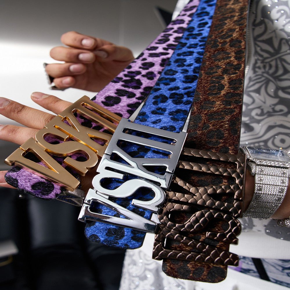 VAKA TYPESHYT VSKII Leopard Print Belt - Dekayed