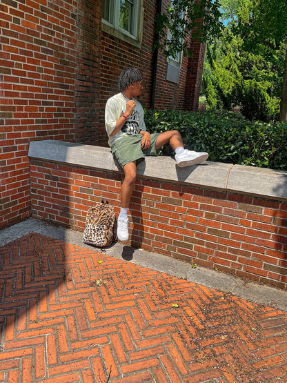 Limited Multi Leopard Print Plush Bag