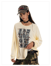 Vintage Grid Graffiti Tee - Dekayed