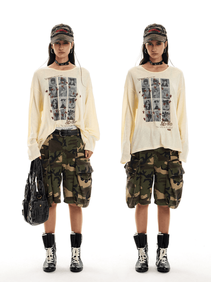 Vintage Grid Graffiti Tee - Dekayed