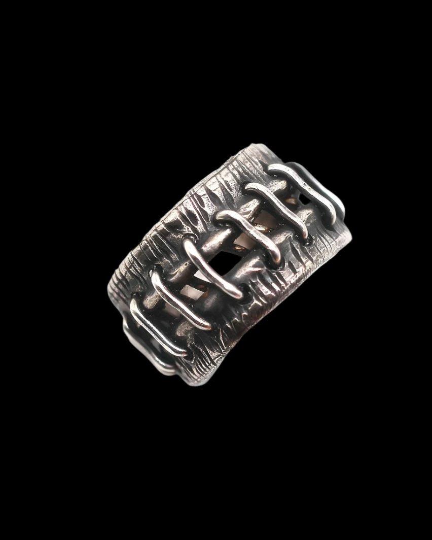 Vintage Industrial Stitched Ring - Dekayed