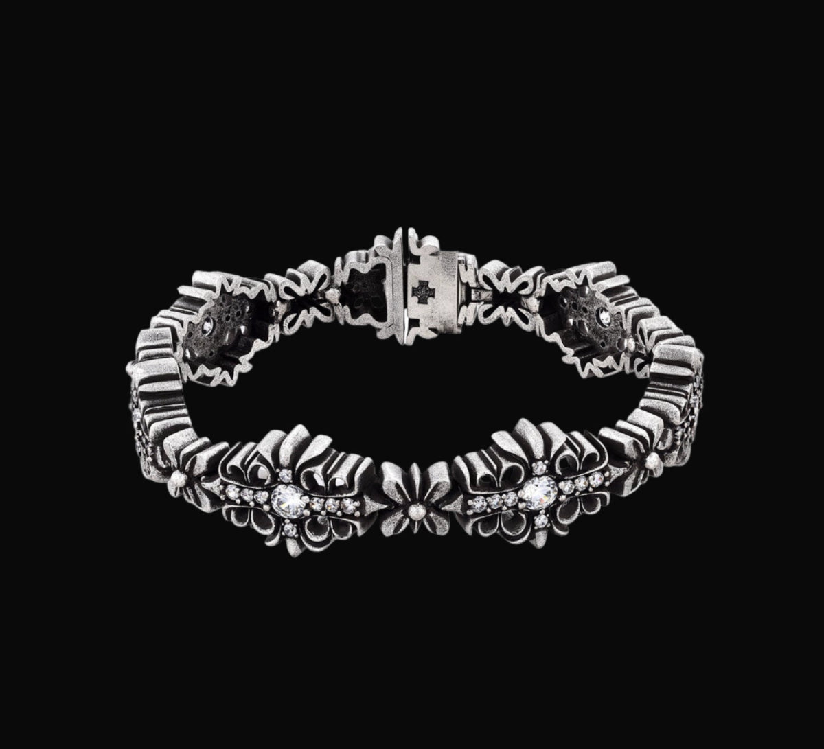 Vintage Iris Cross Bracelet - Dekayed