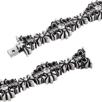 Vintage Iris Cross Bracelet - Dekayed