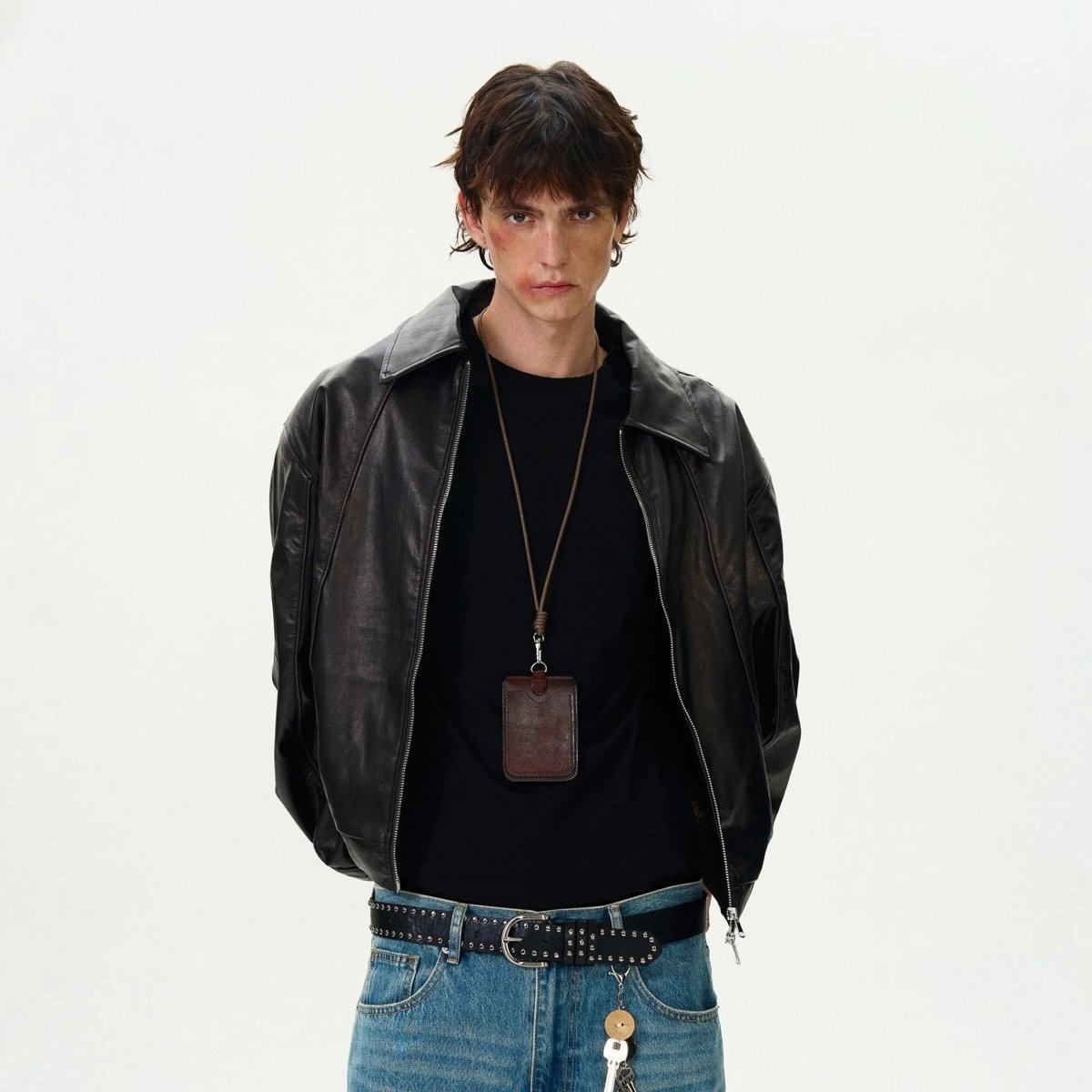 Vintage Motorcycle Quilted Leather Jacket - Dekayed