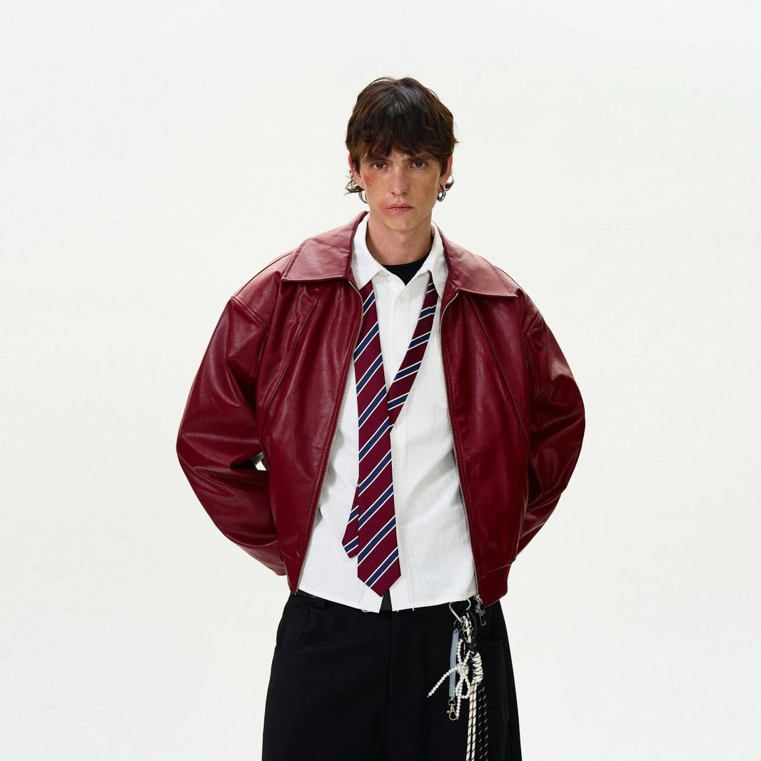 Vintage Motorcycle Quilted Leather Jacket - Dekayed