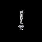 Vintage Style Full Diamond Cross Earrings - Dekayed