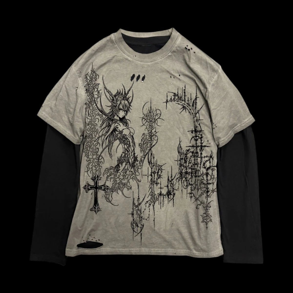 Vintage Two Piece Long Sleeve Shirt - Dekayed