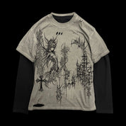 Vintage Two Piece Long Sleeve Shirt - Dekayed