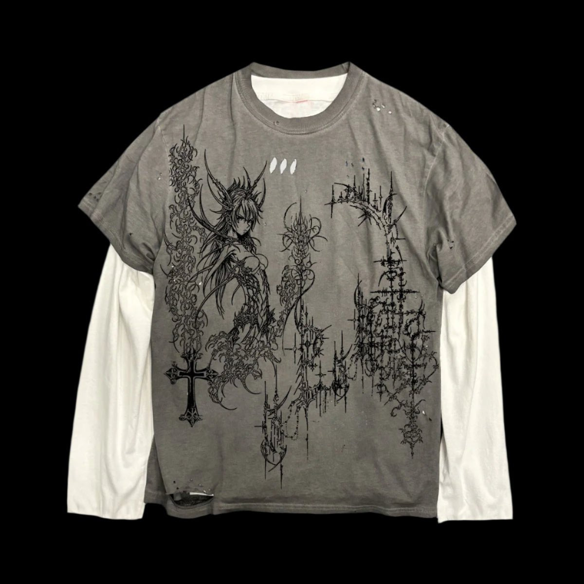Vintage Two Piece Long Sleeve Shirt - Dekayed