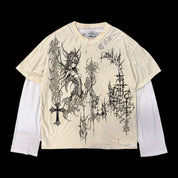 Vintage Two Piece Long Sleeve Shirt - Dekayed