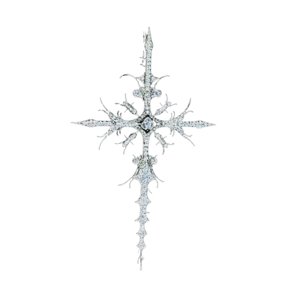 WHITE GOLD APOSTLE NECKLACE - Dekayed