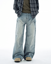 WLNEXT EdgePanel Baggy Jeans - Dekayed