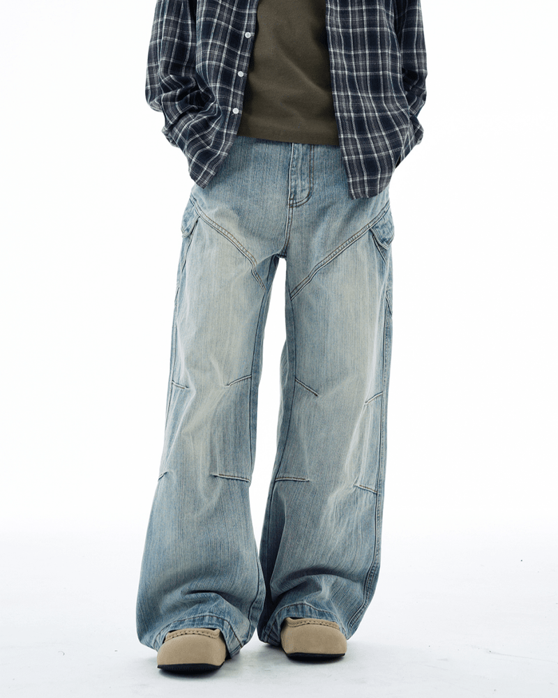 WLNEXT EdgePanel Baggy Jeans - Dekayed