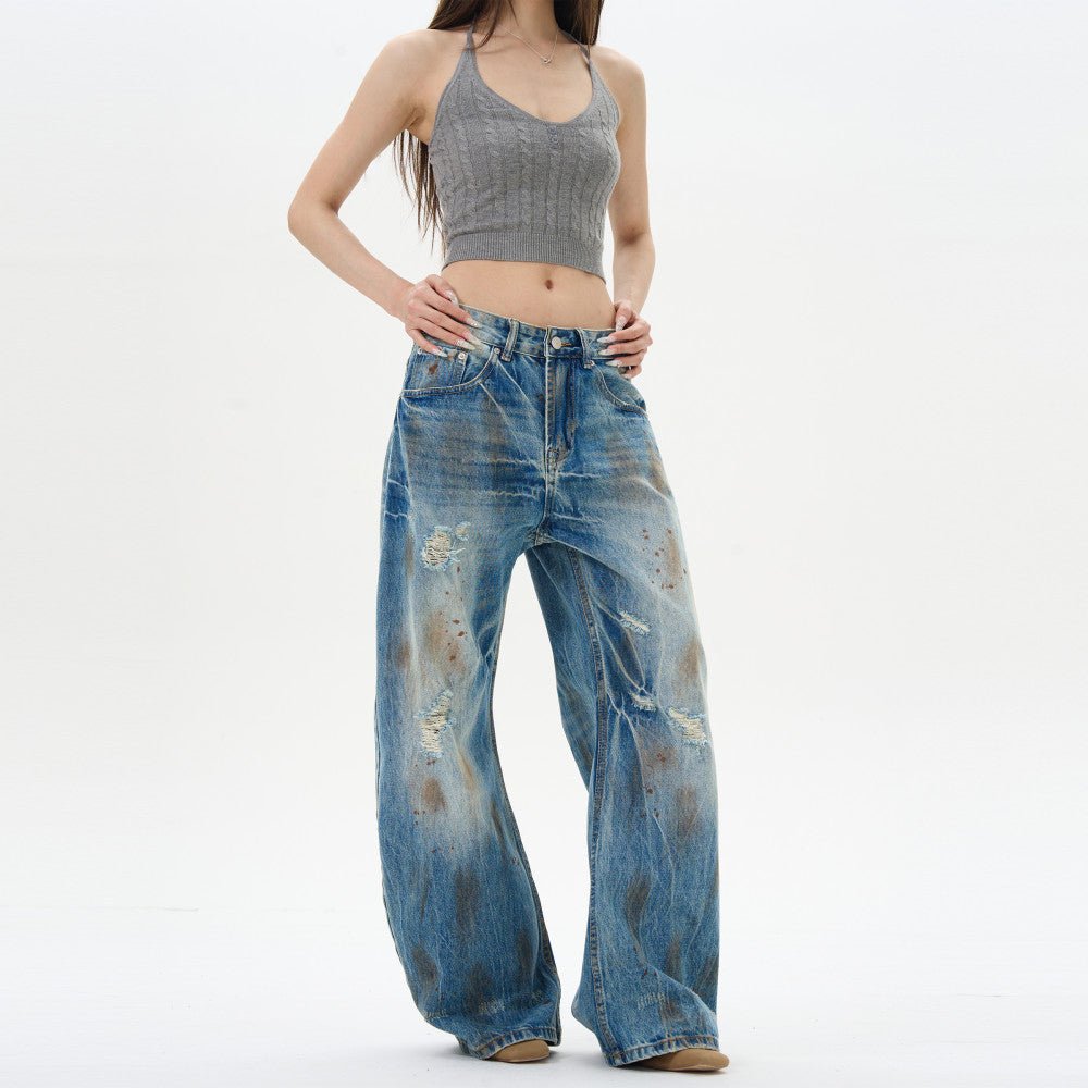 WLNEXT GrungeFade Denim Jeans - Dekayed
