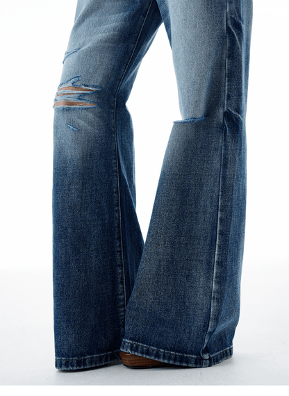 WLNEXT ShatterFade Baggy Denim Jeans - Dekayed