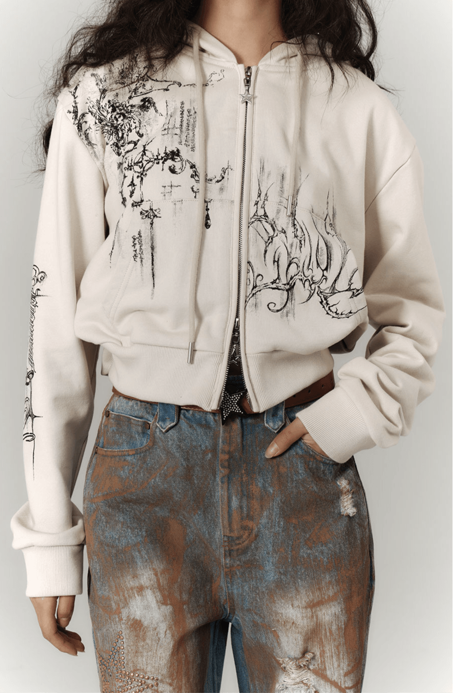 YUKAHOUSE retro sports cardigan - Dekayed