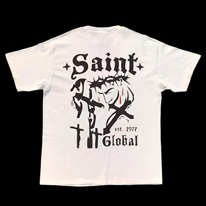 Heavyweight 555 Saints Global Tee - Dekayed